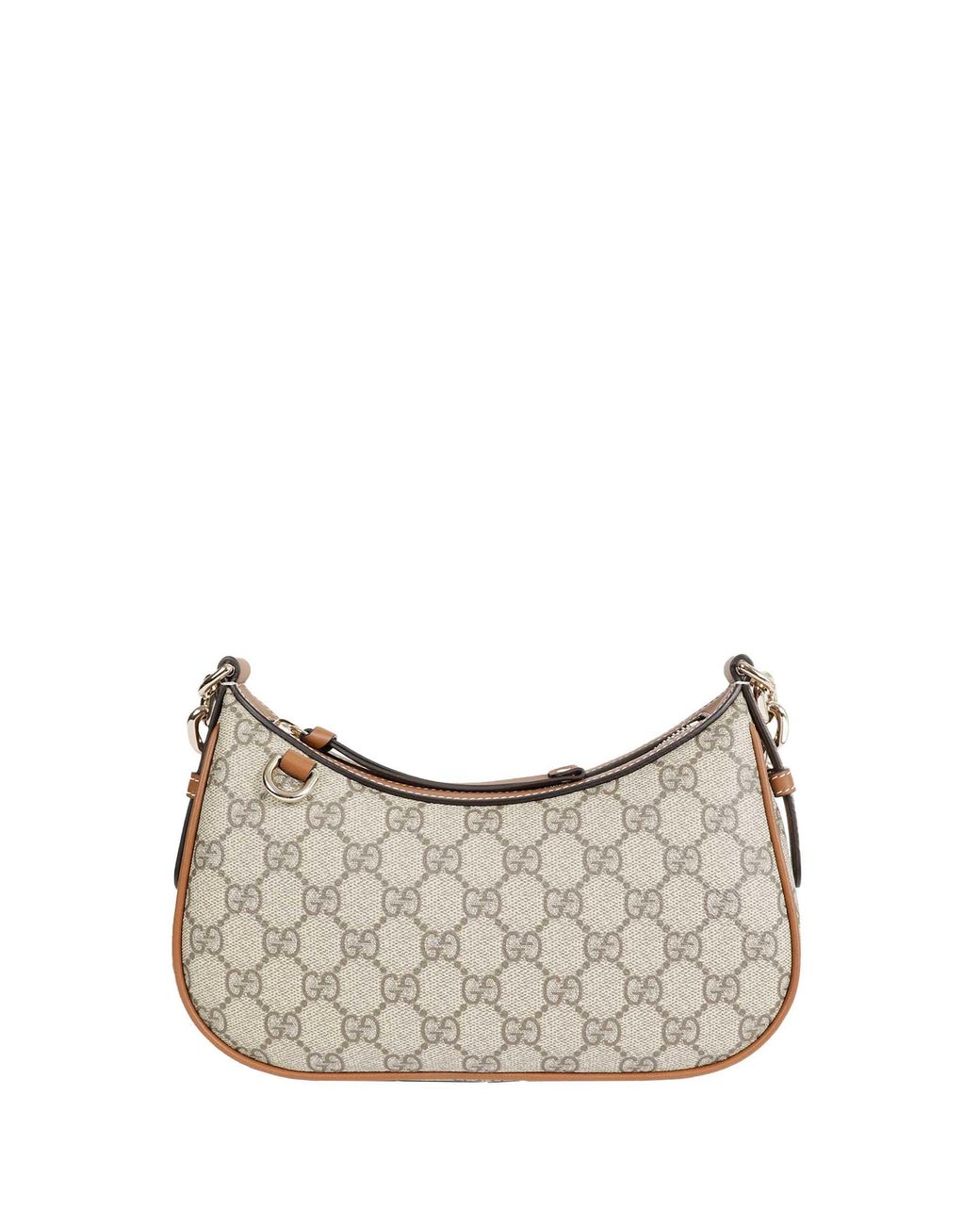 Gucci Gray Gg Emblem Small Shoulder Bag