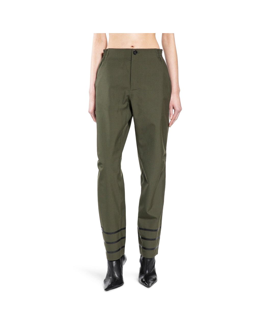Coperni Green Technical Tailored Pants