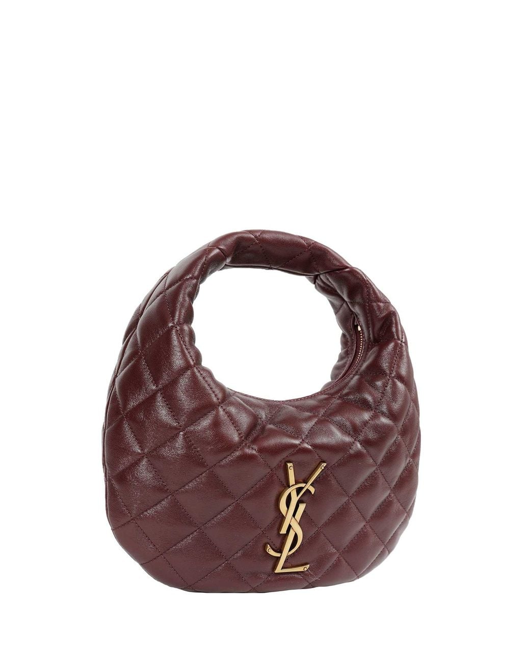Saint Laurent Brown Icarino Quilted Nappa Bag
