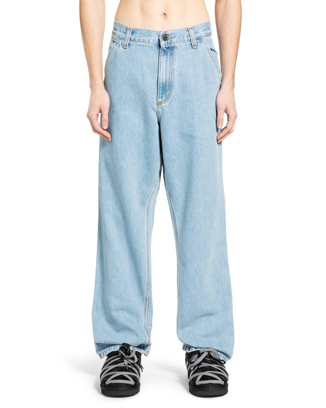 Carhartt Blue Single Knee Denim Pants for men