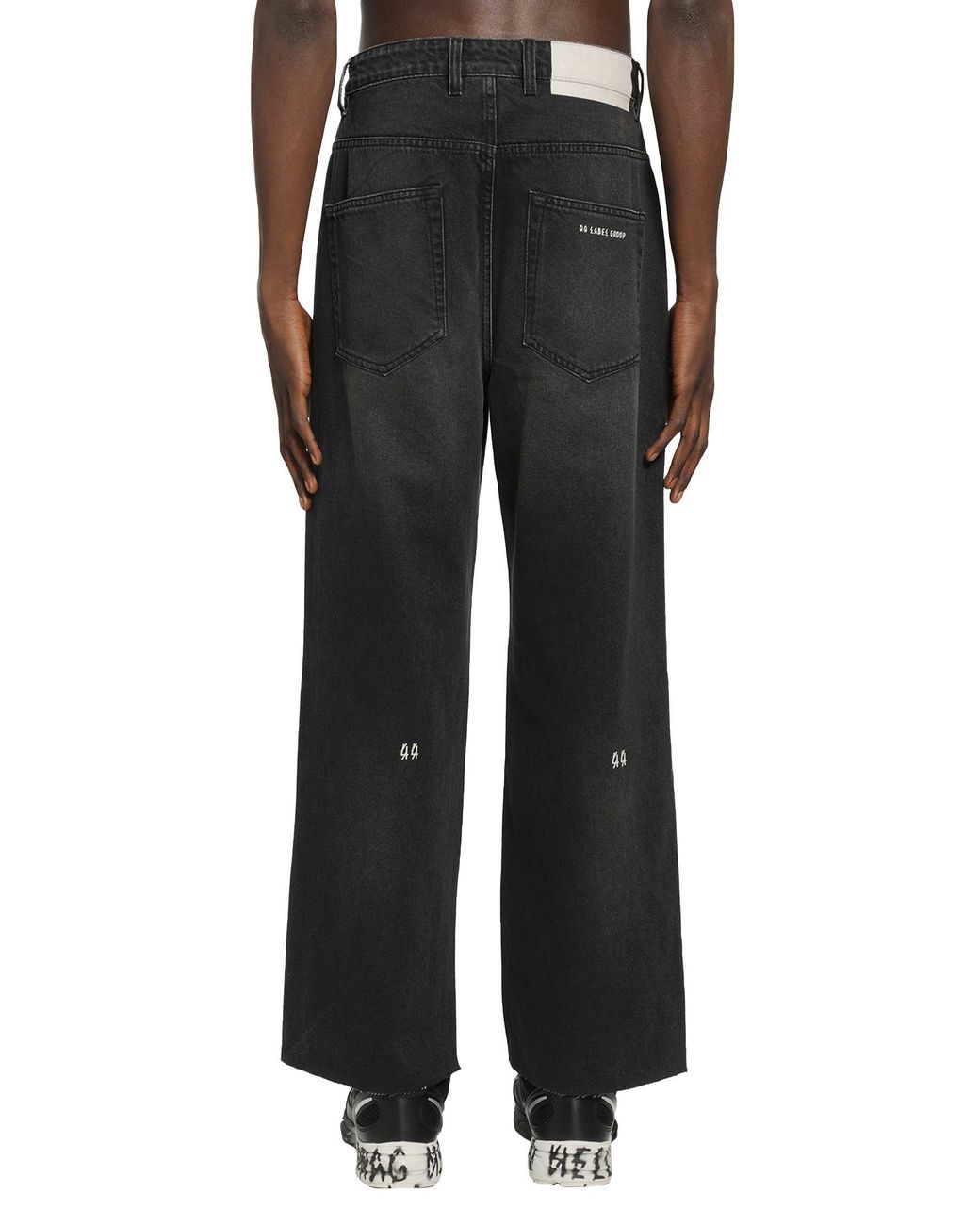 44 Label Group Black Jeans Da Lavoro Hpostar for men