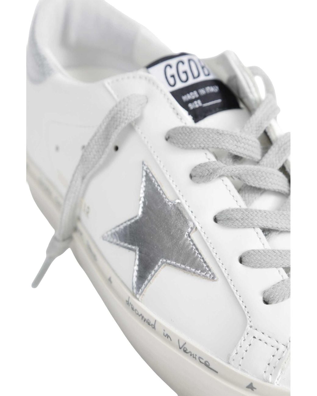 Golden Goose Deluxe Brand White Hi Star Sneakers