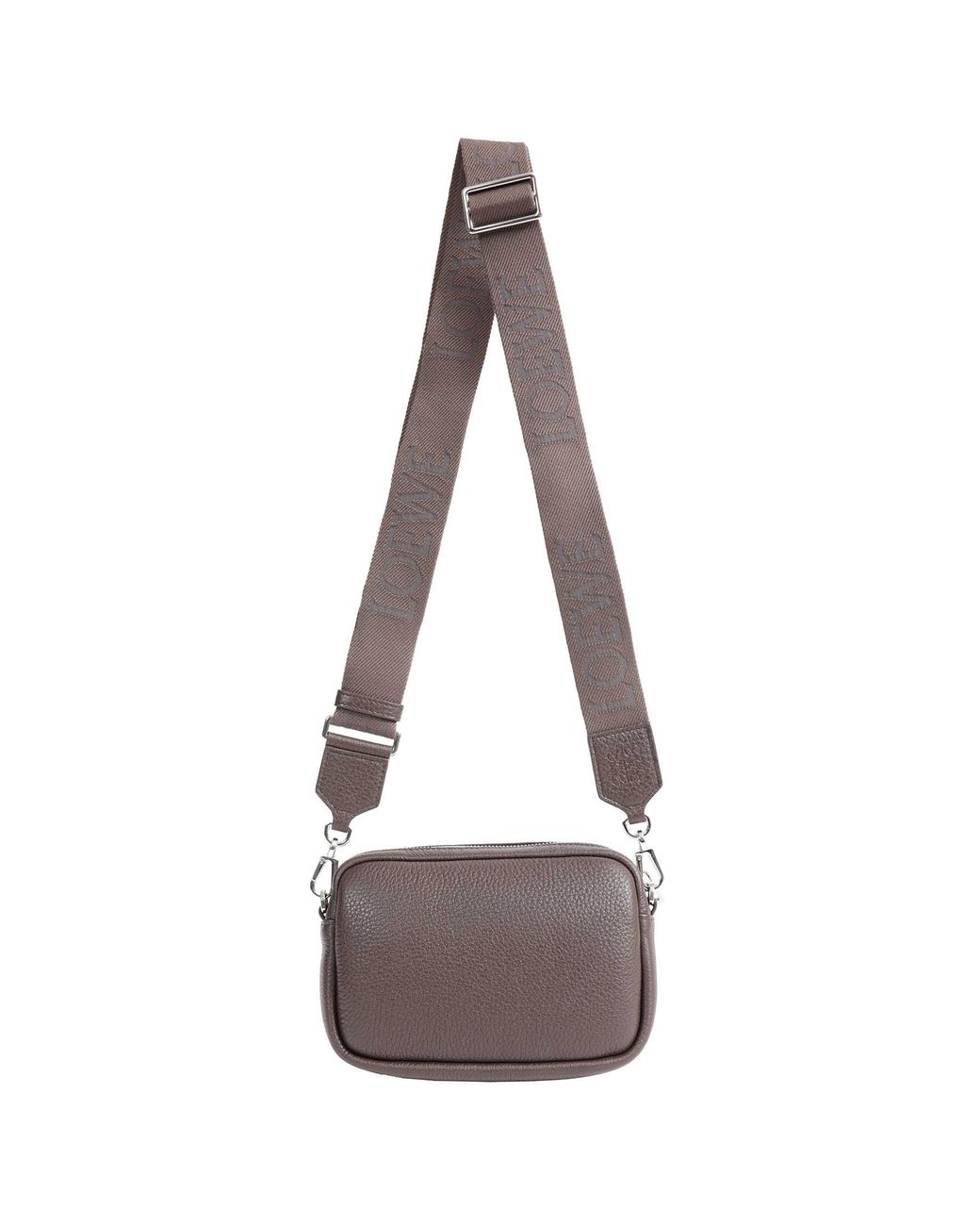 Loewe Brown Small Pebble Messanger Bag for men