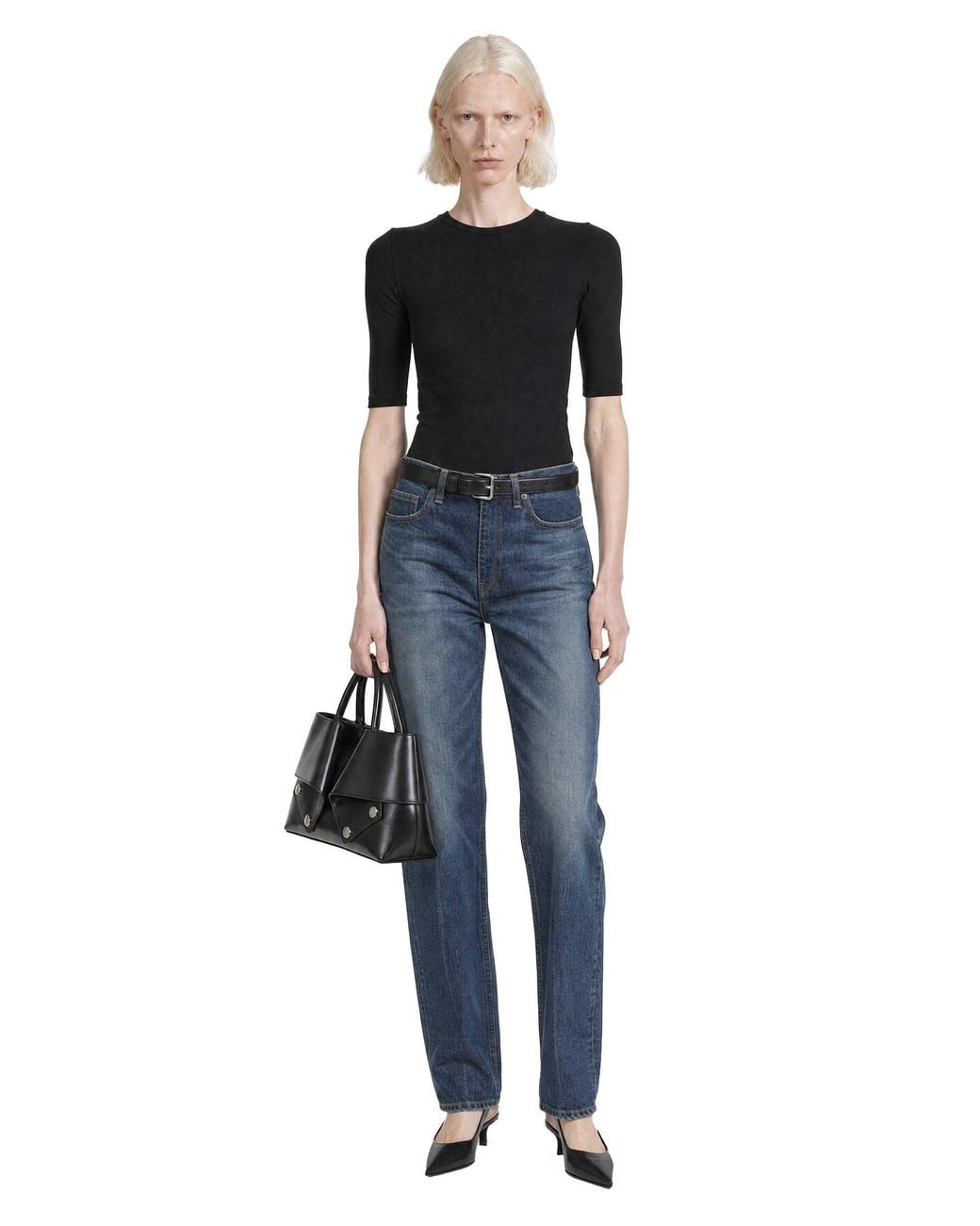 Totême  Blue Classic Slim Denim Jeans