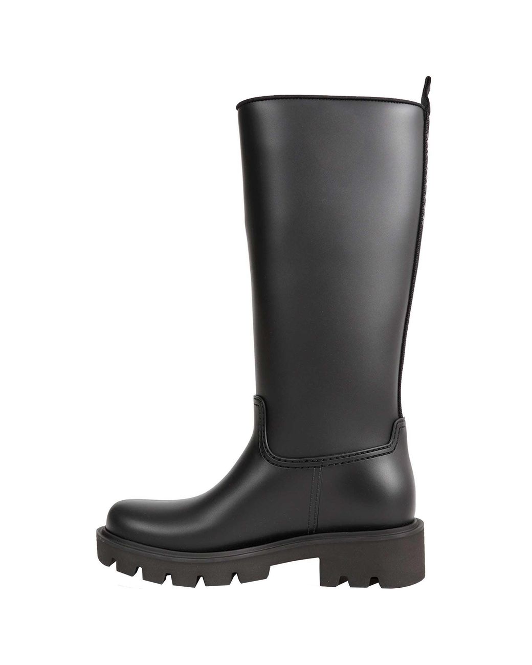 Moncler Black Kickstream High Rain Boots