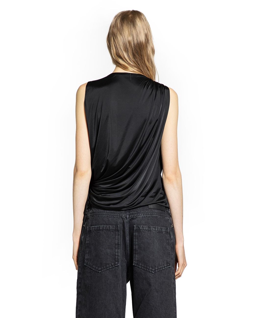Loewe Black Draped Top