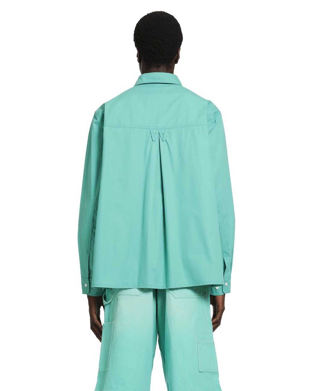 Willy Chavarria Green Corcoran Workshirt for men