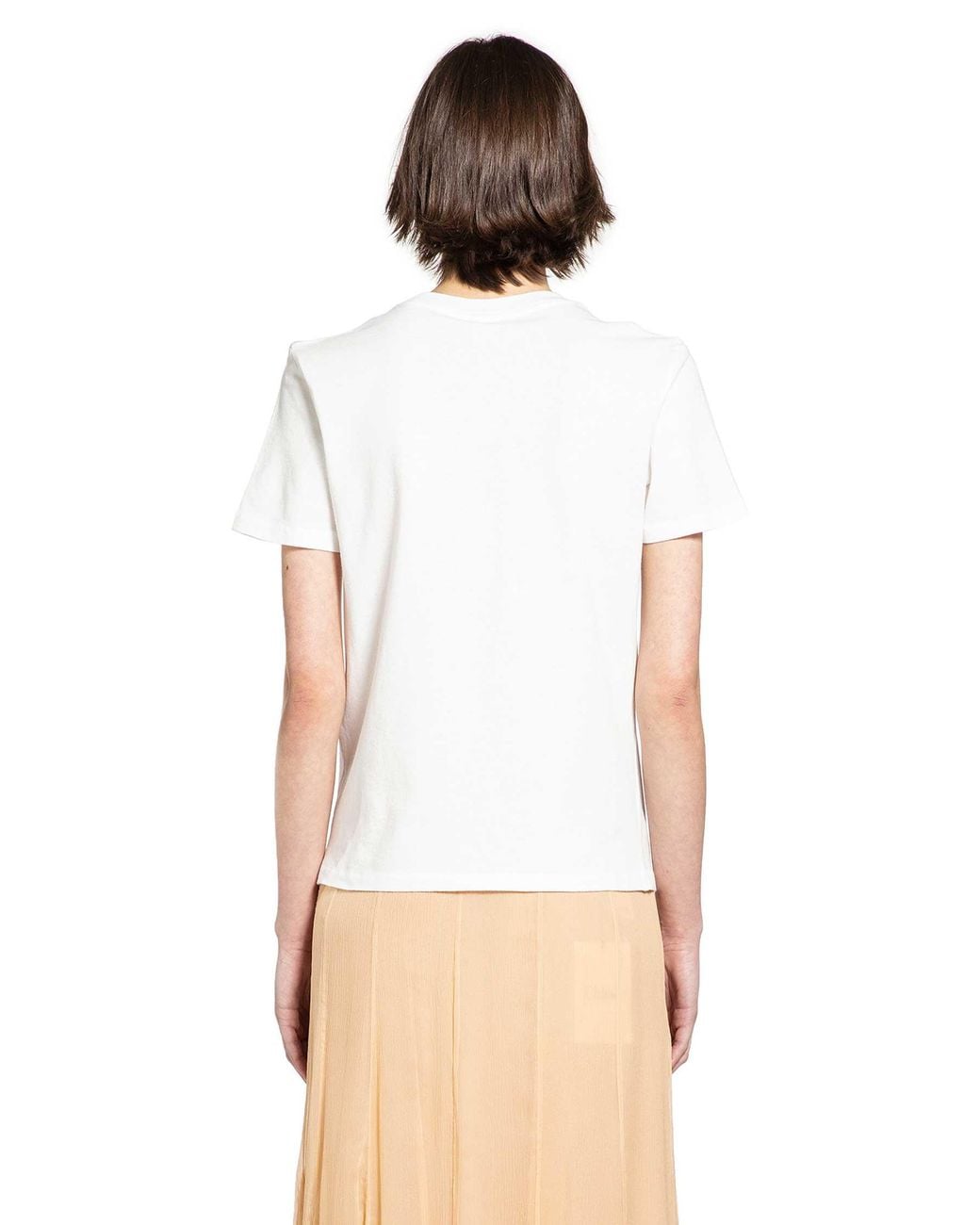 Chloé White Faded Orse T-Shirt