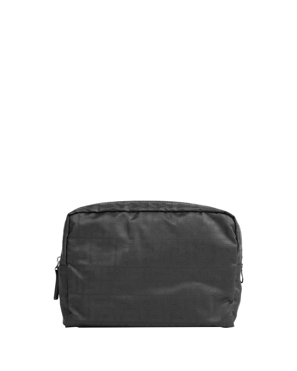 Fendi Black Superlight Ff Zucca Fabric Toiletry Case for men
