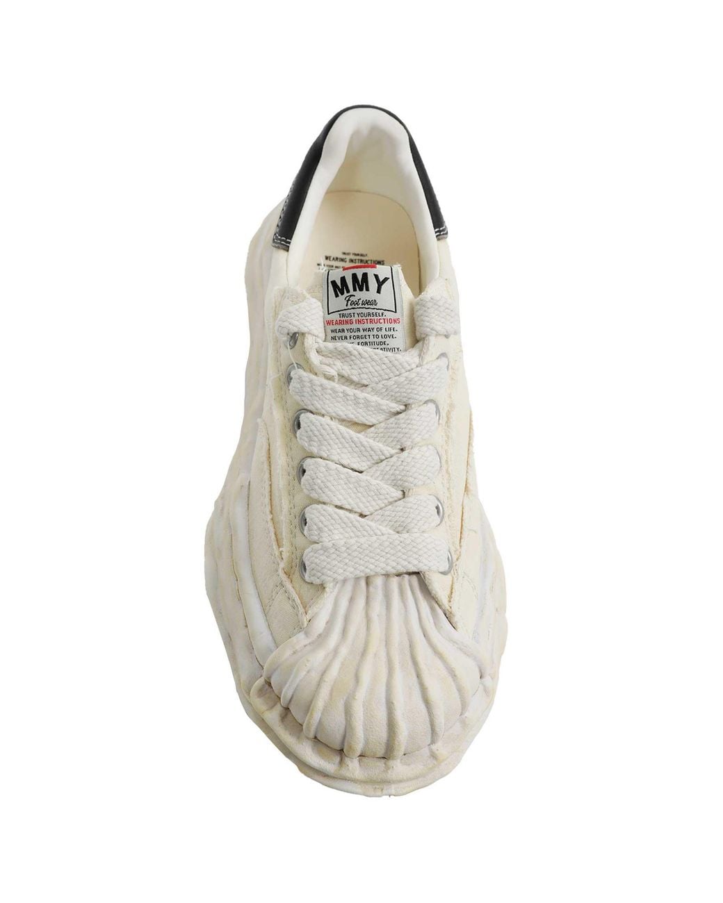 Maison Mihara Yasuhiro White Blakey Bleached Canvas for men