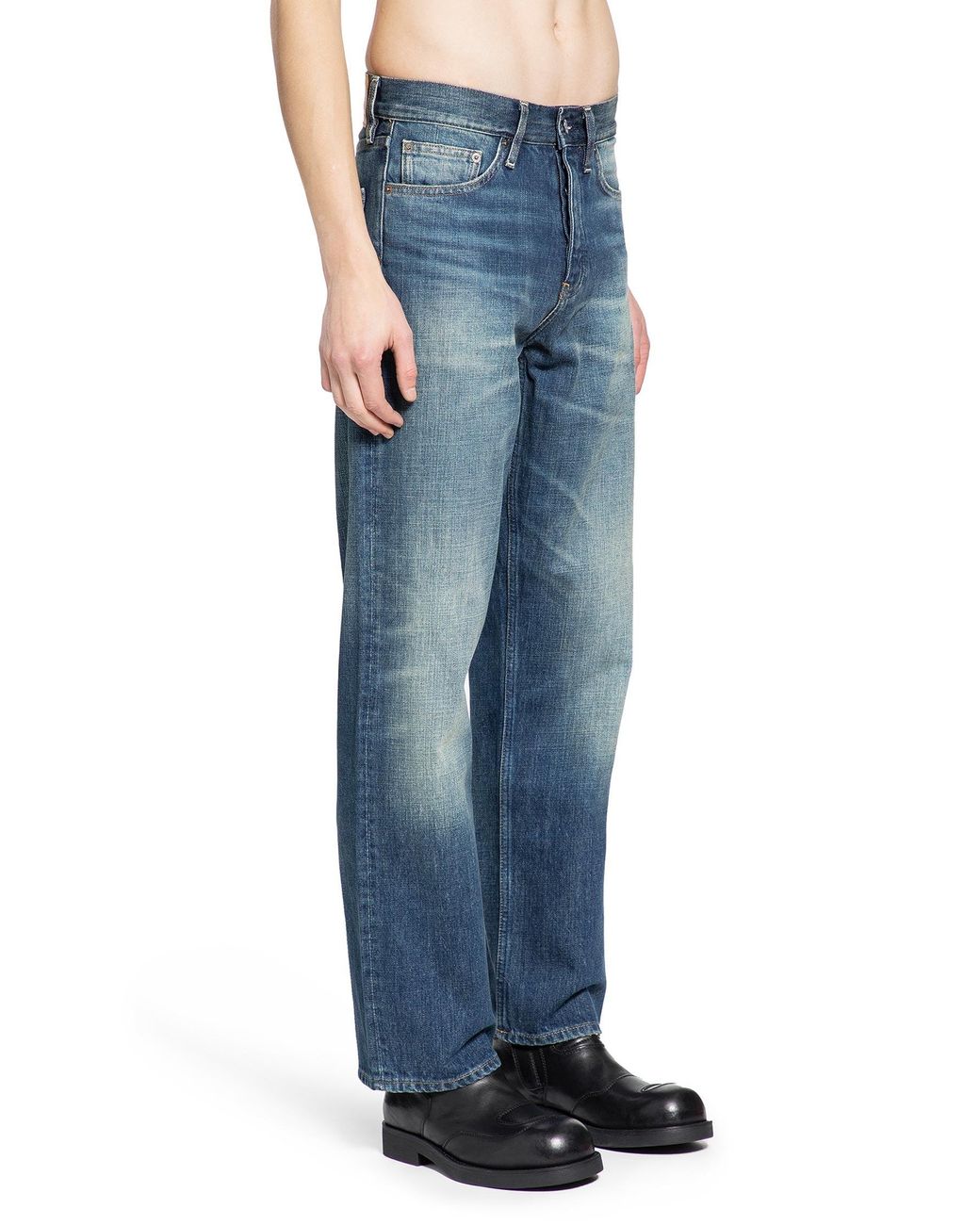 sunflower Blue Loose Jeans for men
