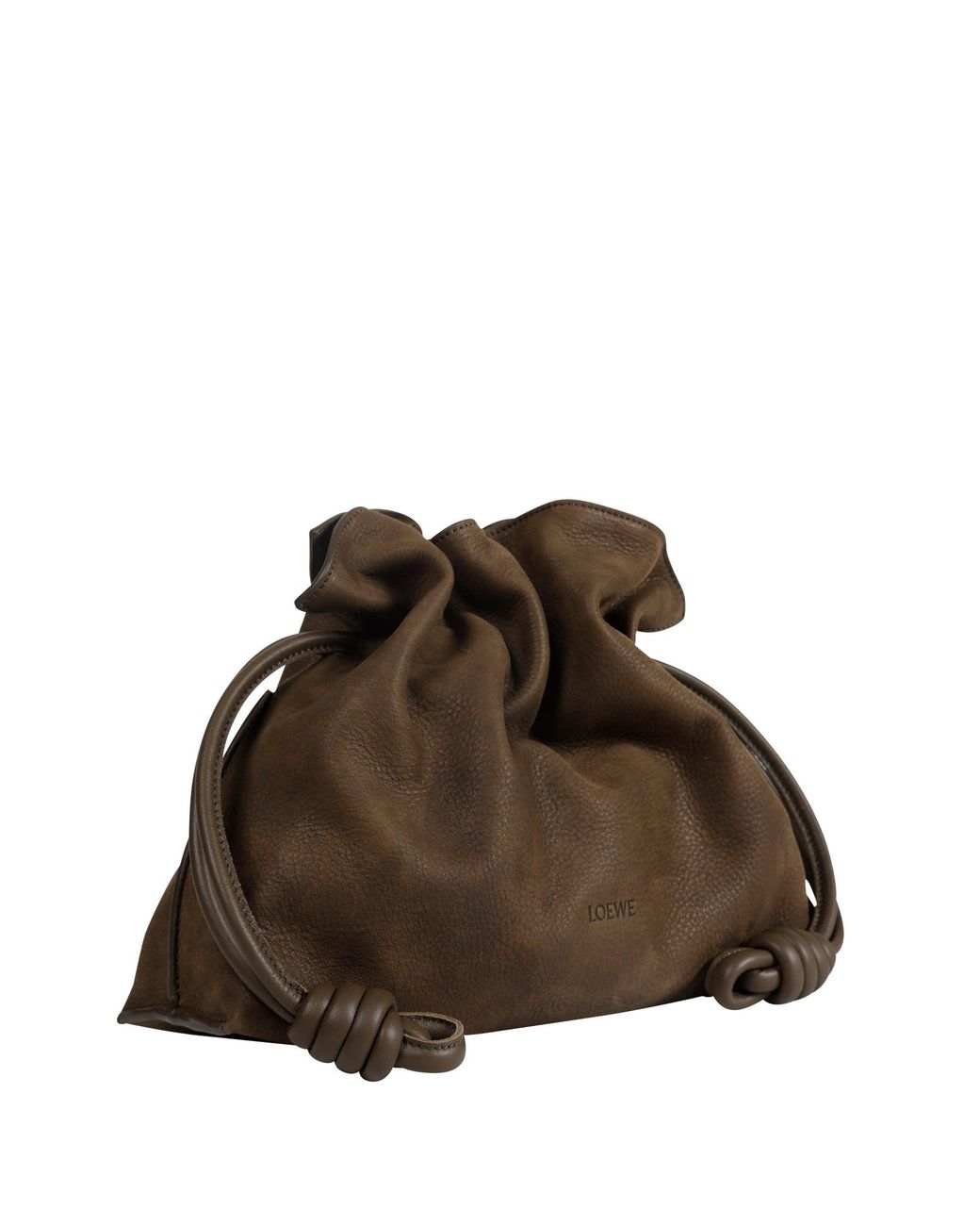 Loewe Brown Medium Flamenco Clutch