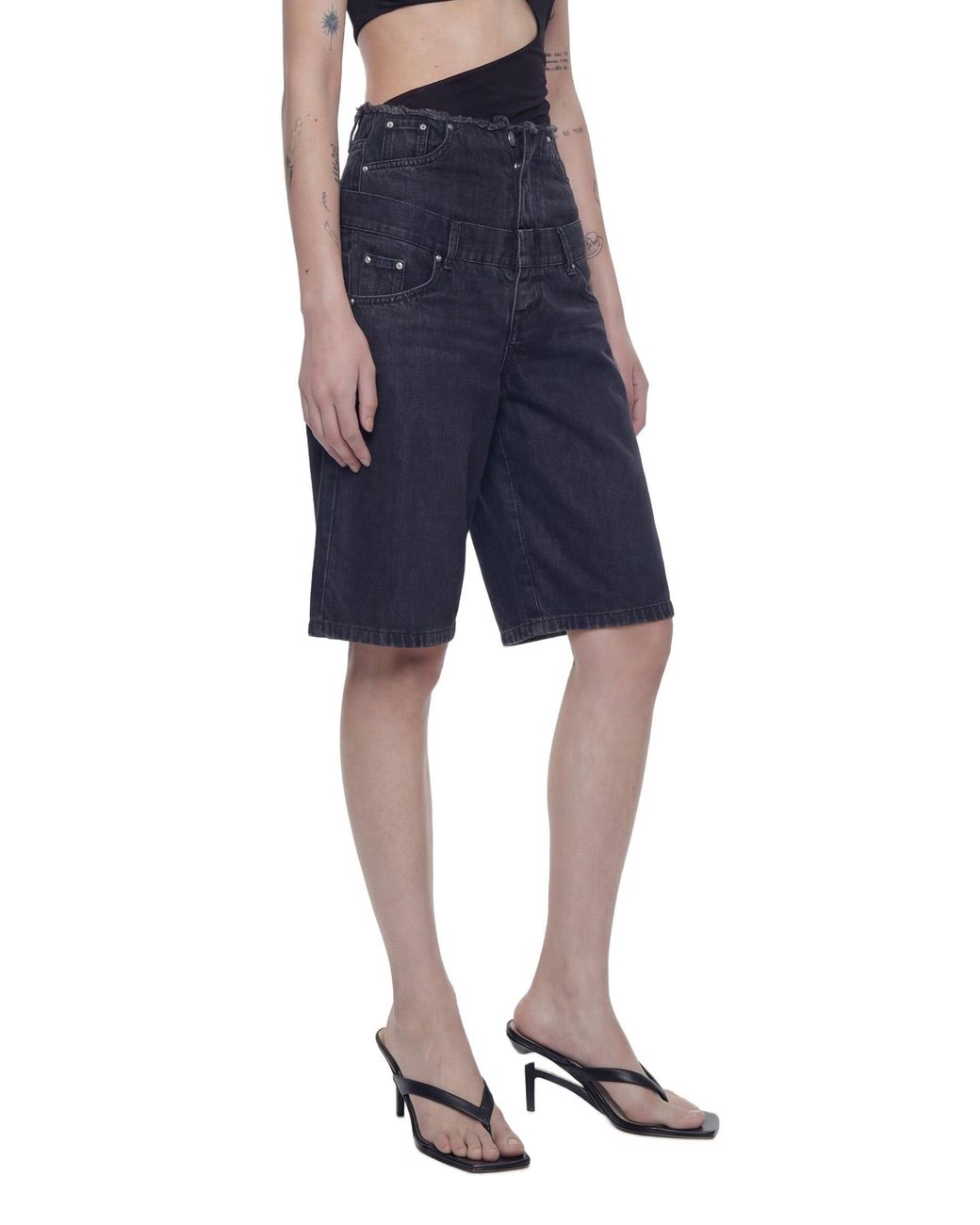 NVL-GARDE Blue Double Layer Shorts