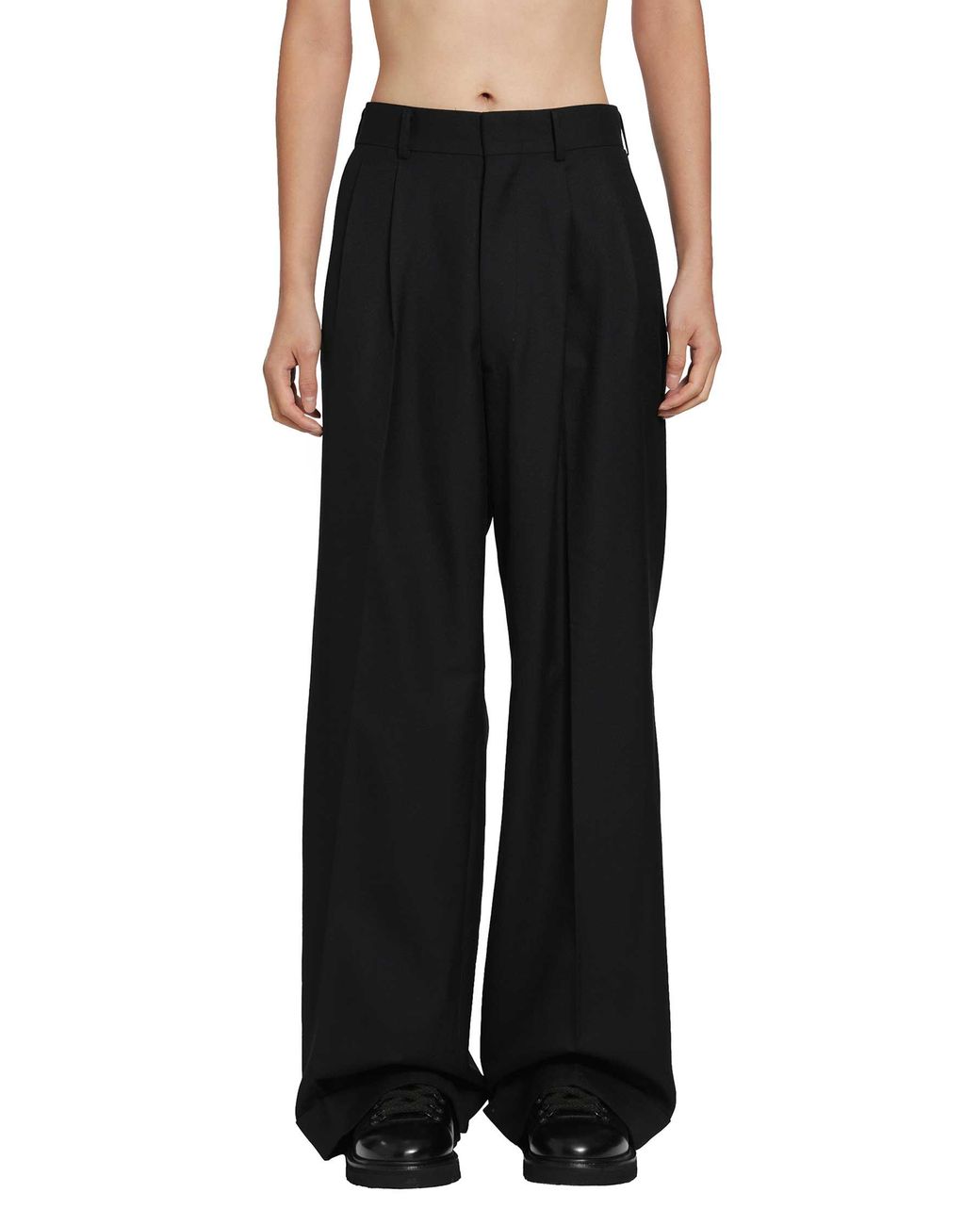 Junya Watanabe Black Tailored Pants for men