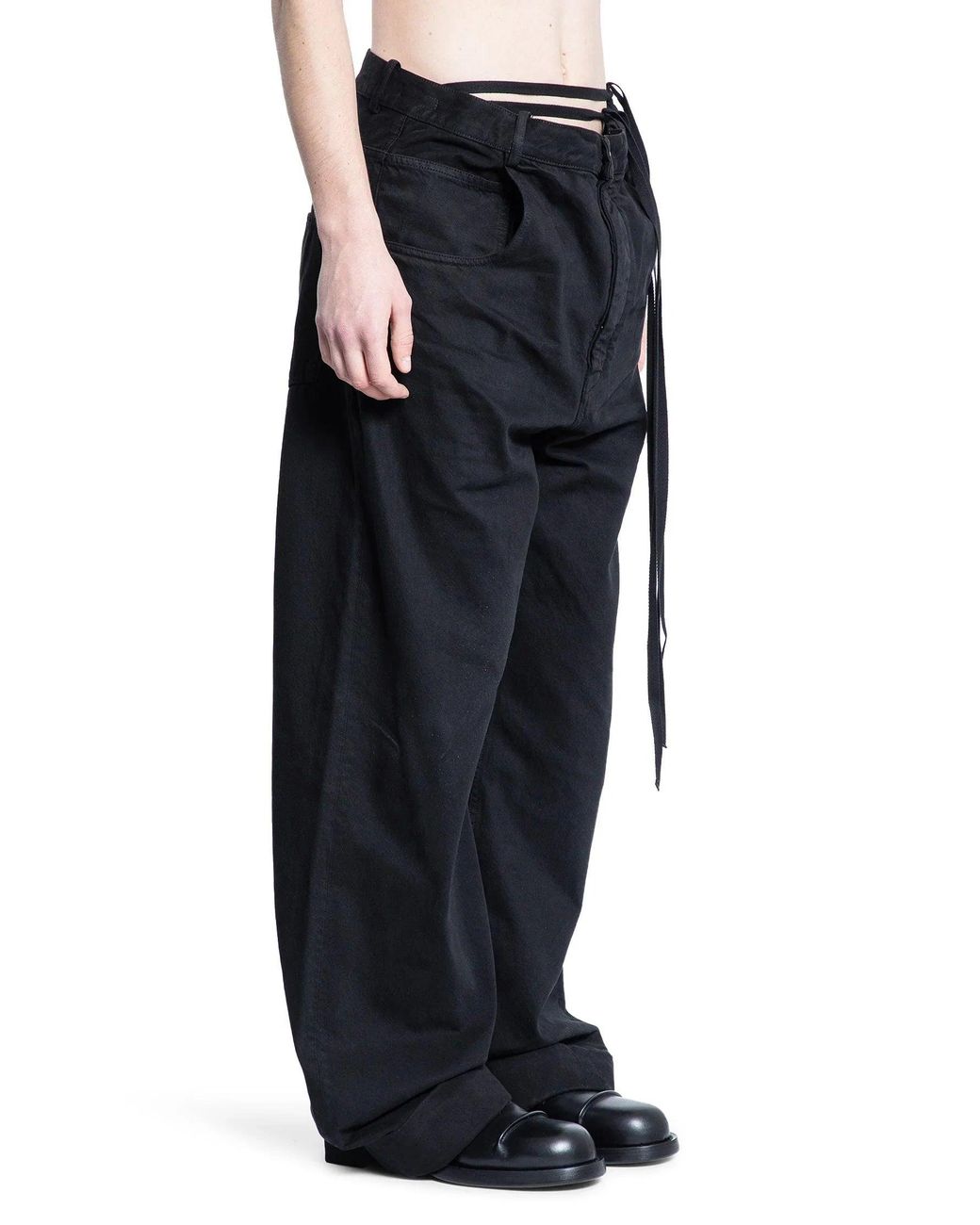 Ann Demeulemeester Black Jeans for men