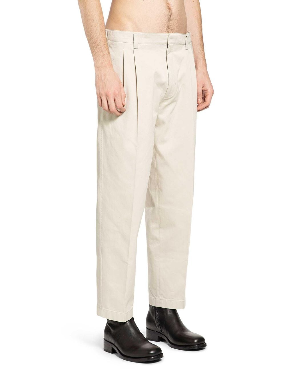 Prada Natural Washed Cotton Chinos for men