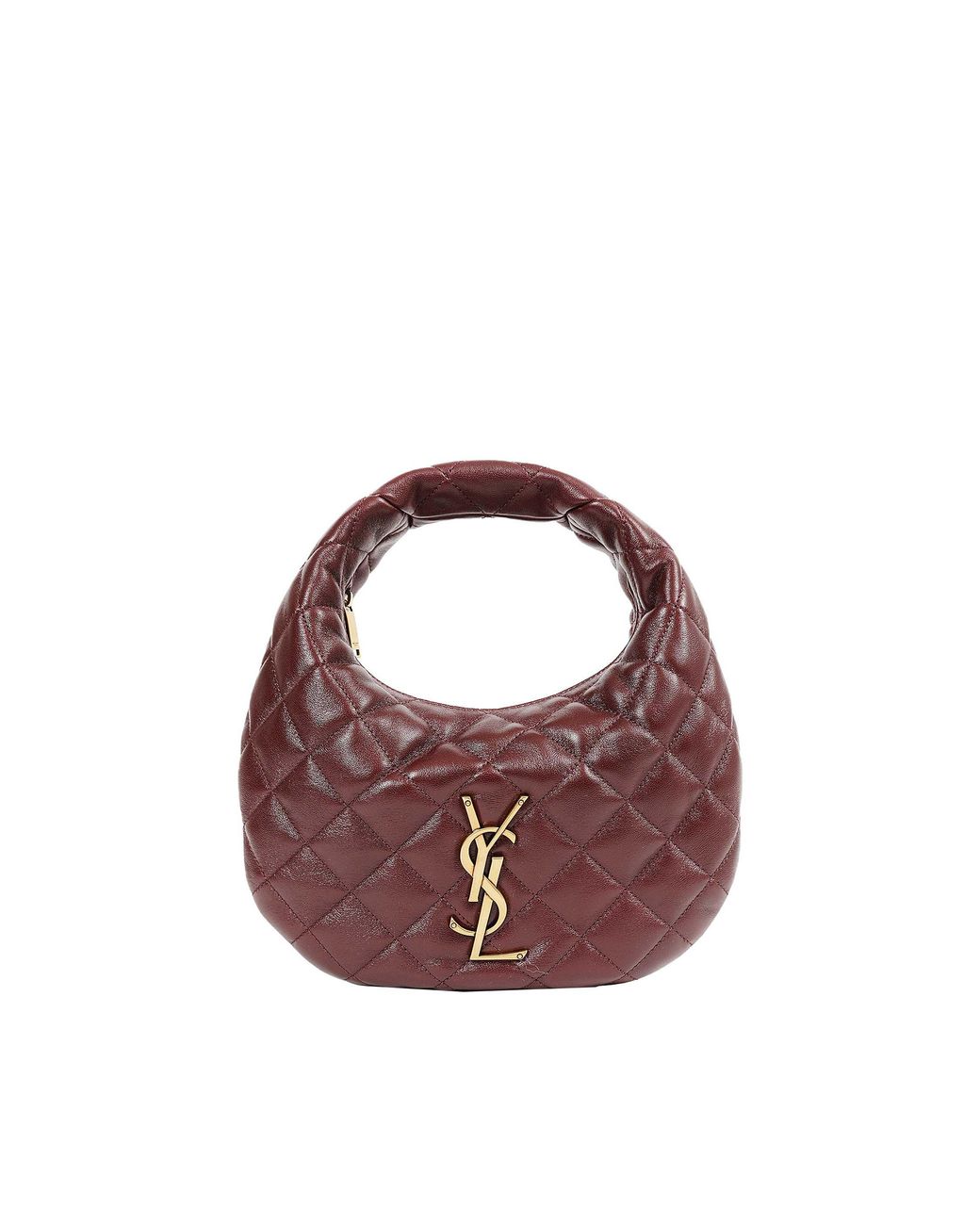 Saint Laurent Brown Icarino Quilted Nappa Bag