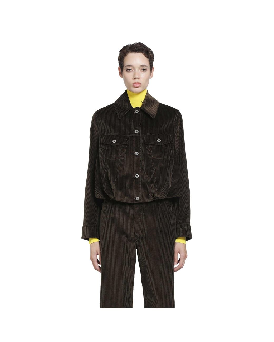 Loewe Black Cotton Corduroy Jacket