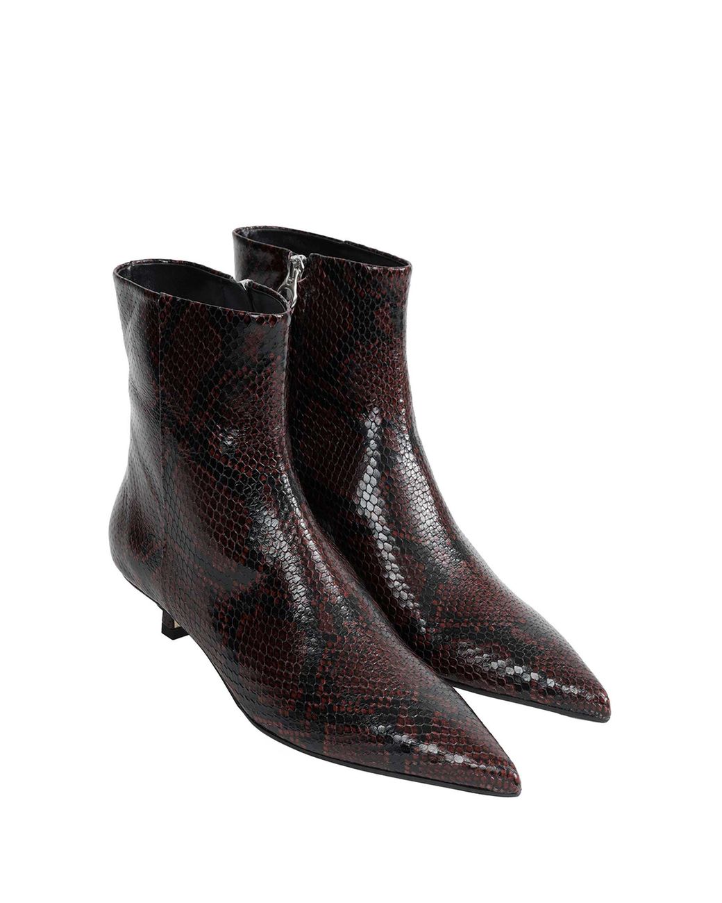 Aeyde Brown Sofie Leather Ankle Boots