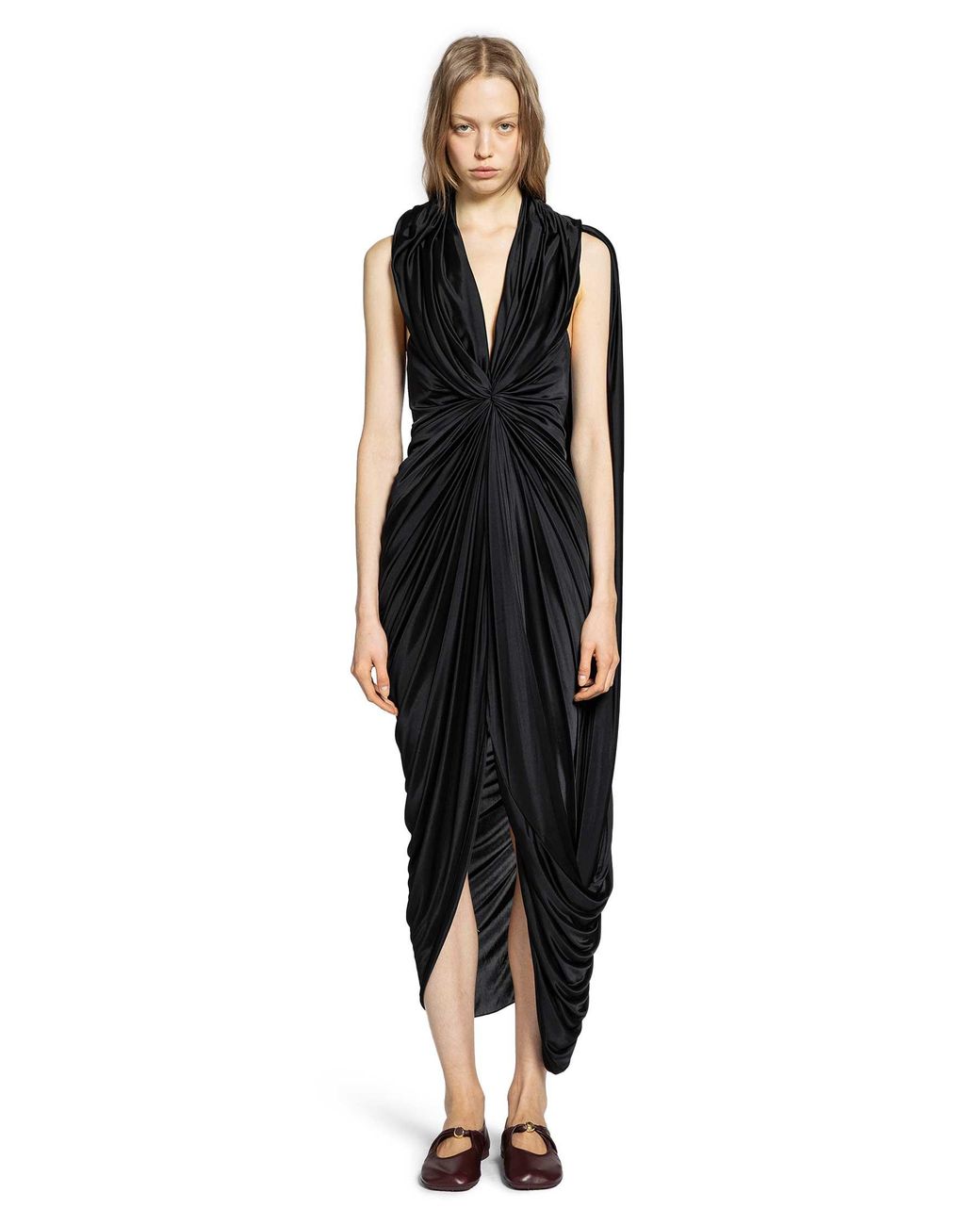 Loewe Black Gathered Dress