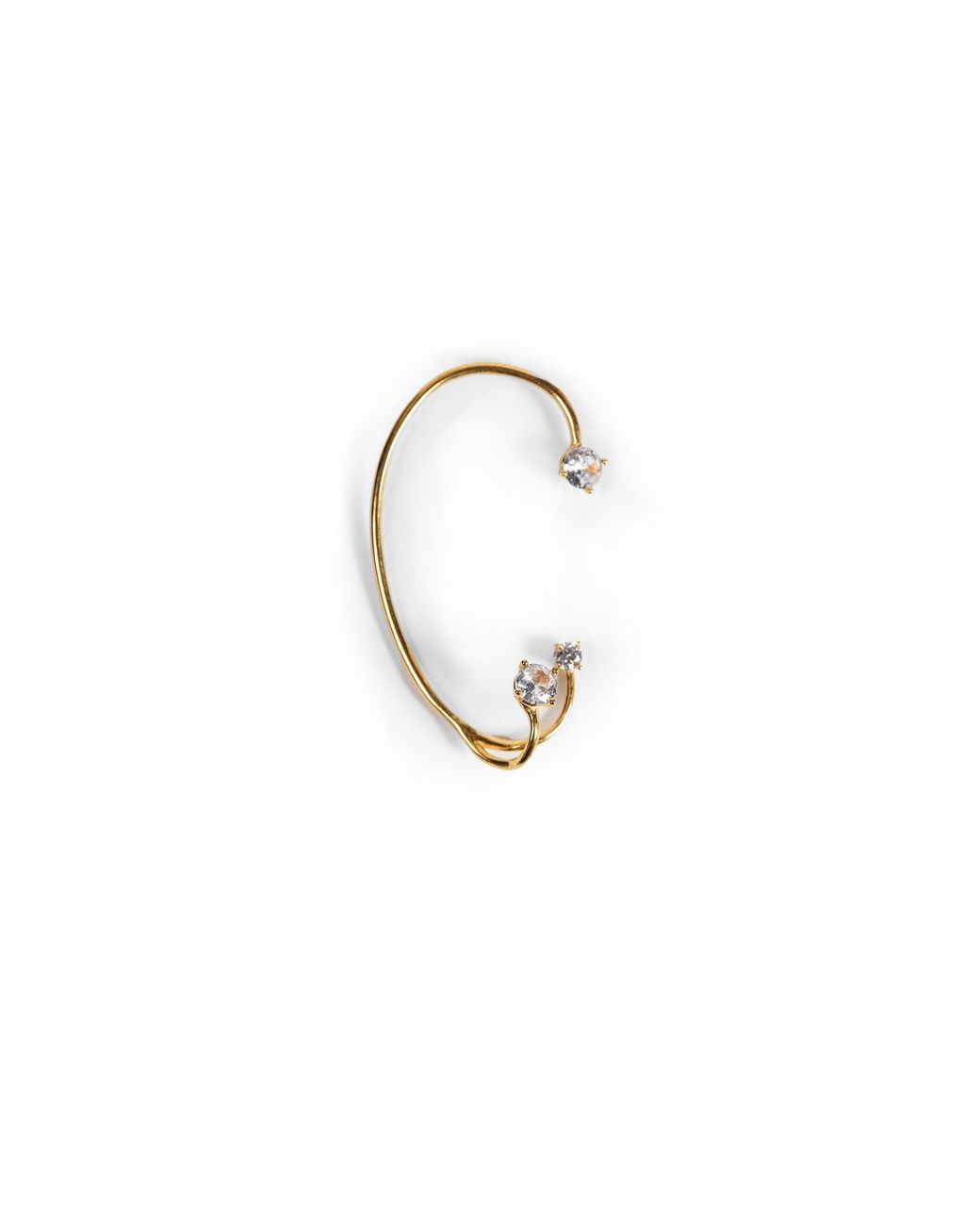 Panconesi Metallic Three Point Earcuff for men