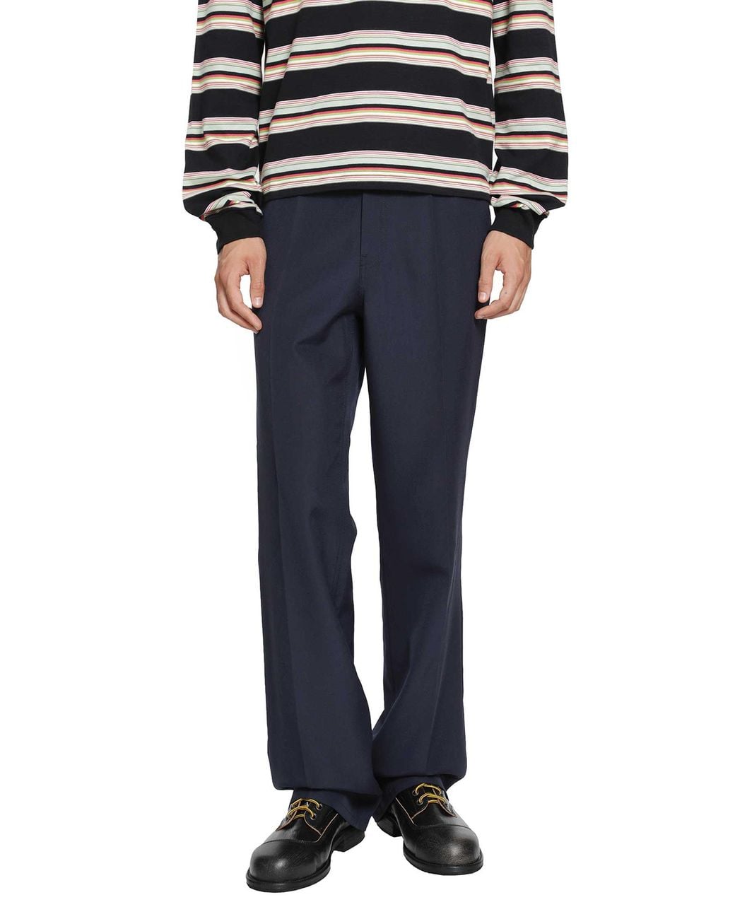 Marni Blue Five-Pockets Trousers for men