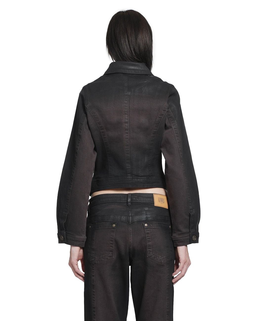 KNWLS Black Alice Gloss Denim Jacket