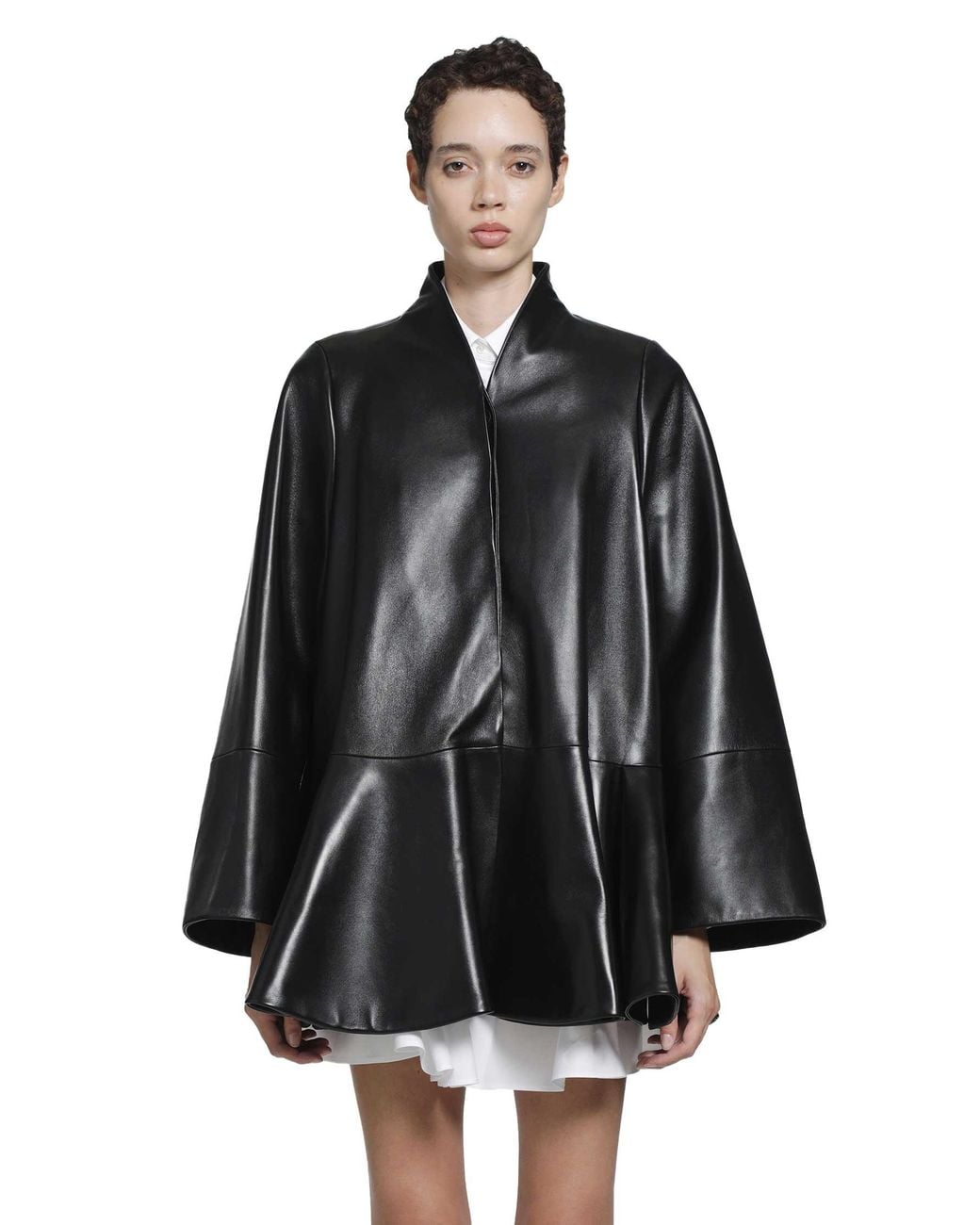 Loewe Black Nappa Lambskin Short Coat