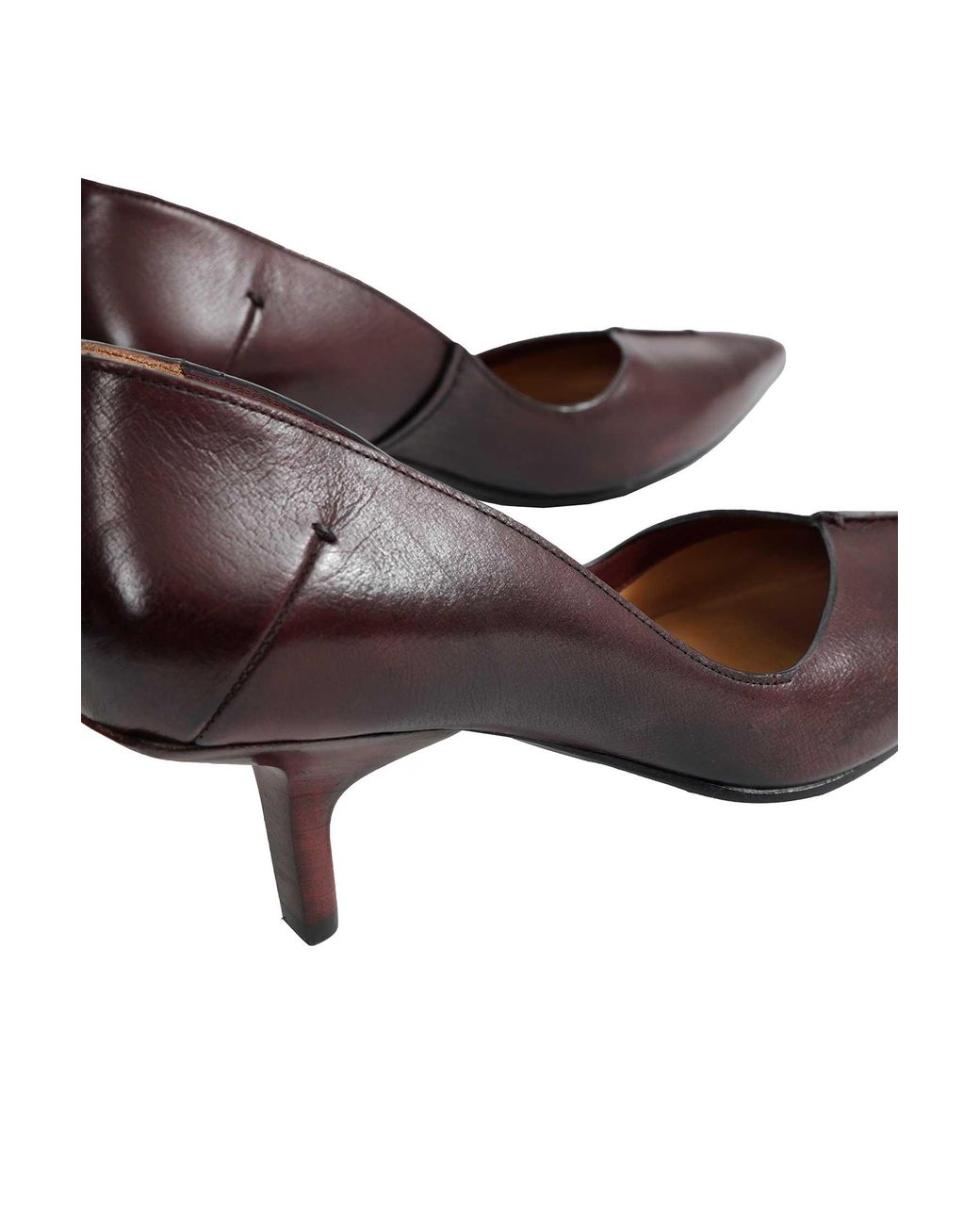 Capasa Brown Leather Pumps