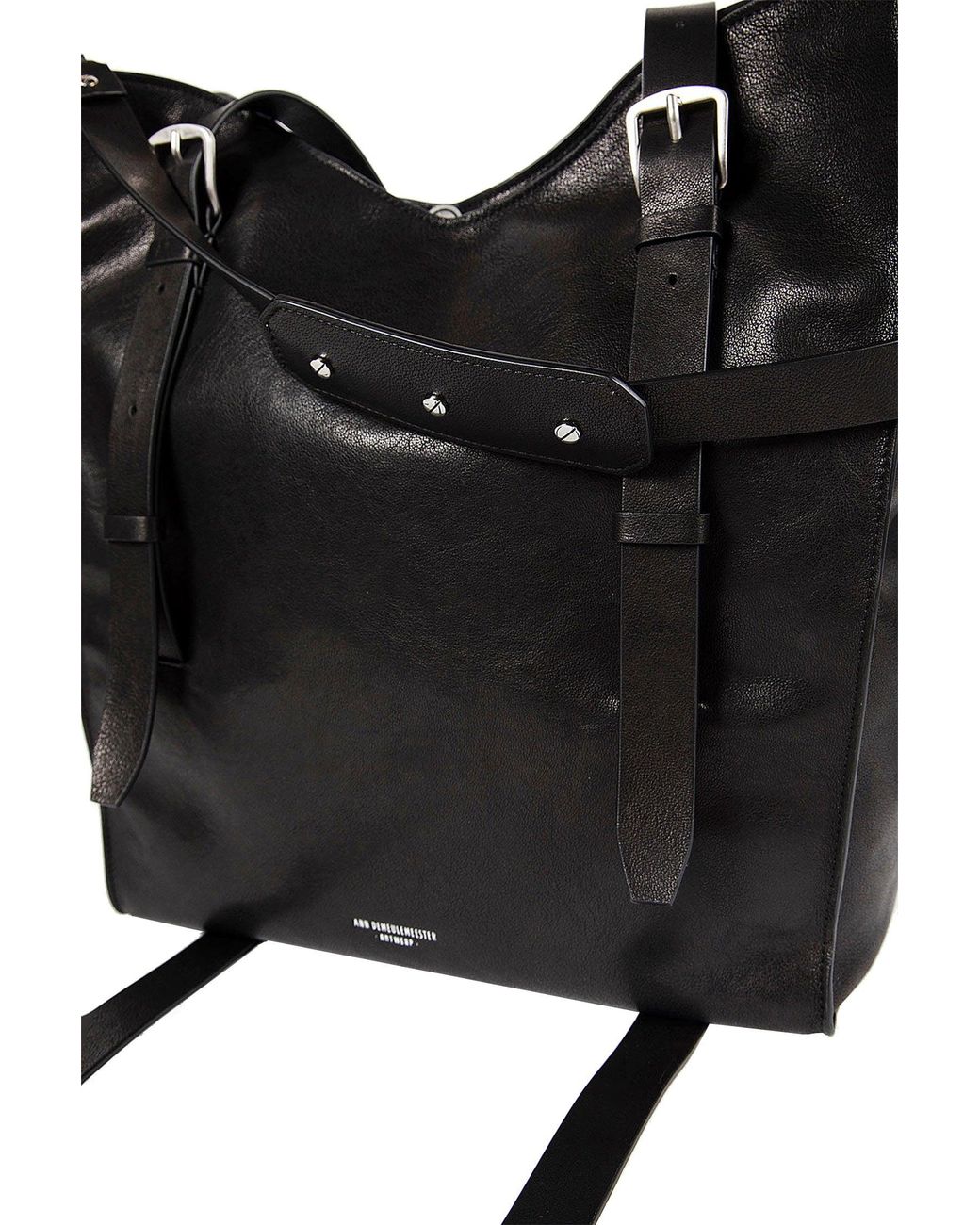 Ann Demeulemeester Black Akim Medium Shoulder Bag for men