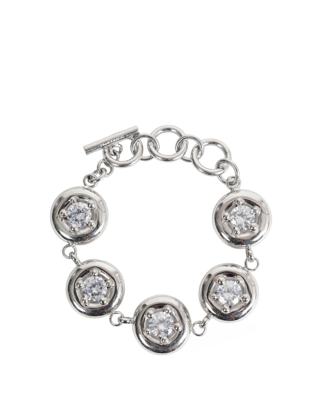 Panconesi Metallic Blow Up Crystal Bracelet for men