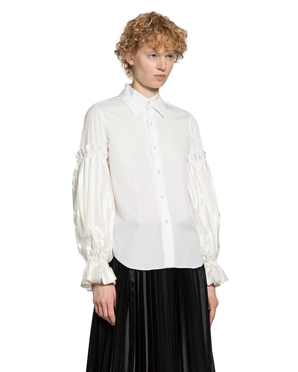 Noir Kei Ninomiya White Layered Top