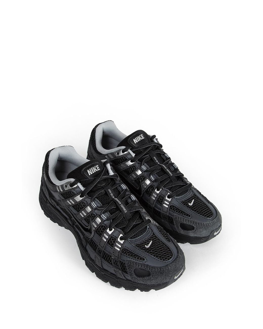 Nike Black P-6000 Suede Sneakers for men