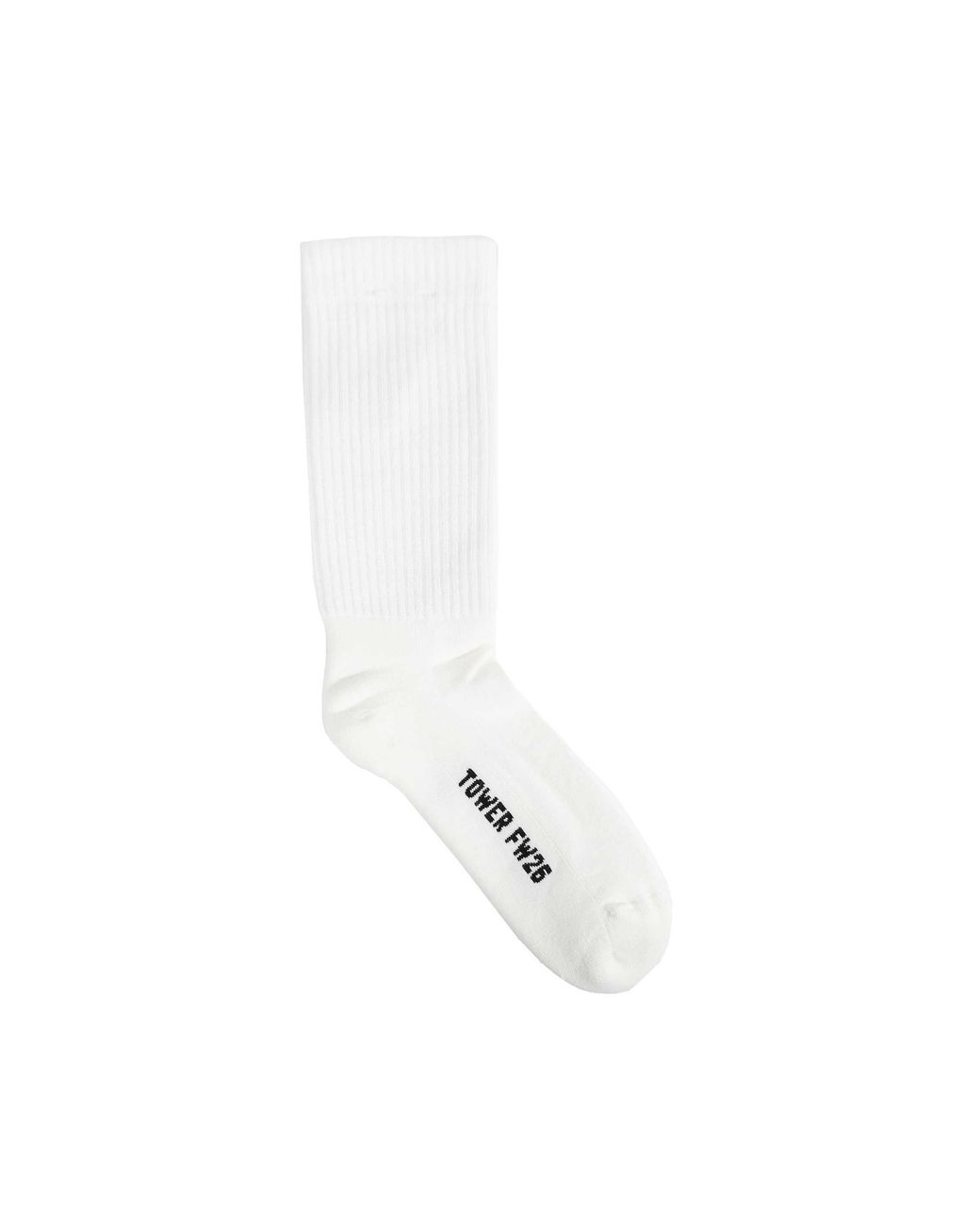 Rick Owens White Tower Glitter Socks for men