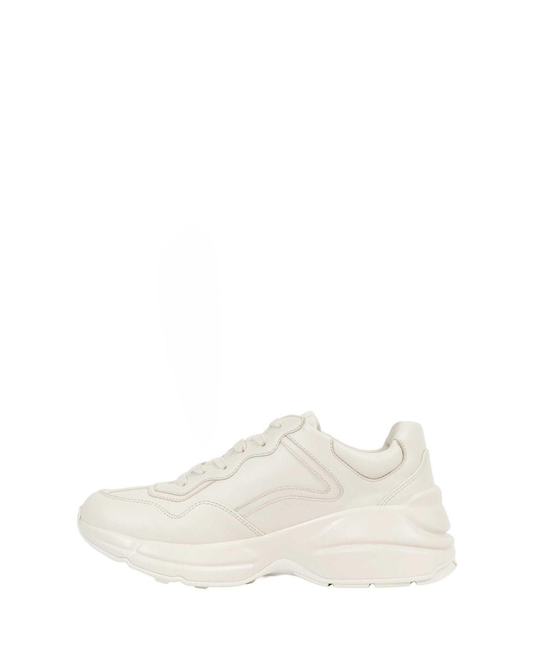 Gucci White Rhyton Sneakers
