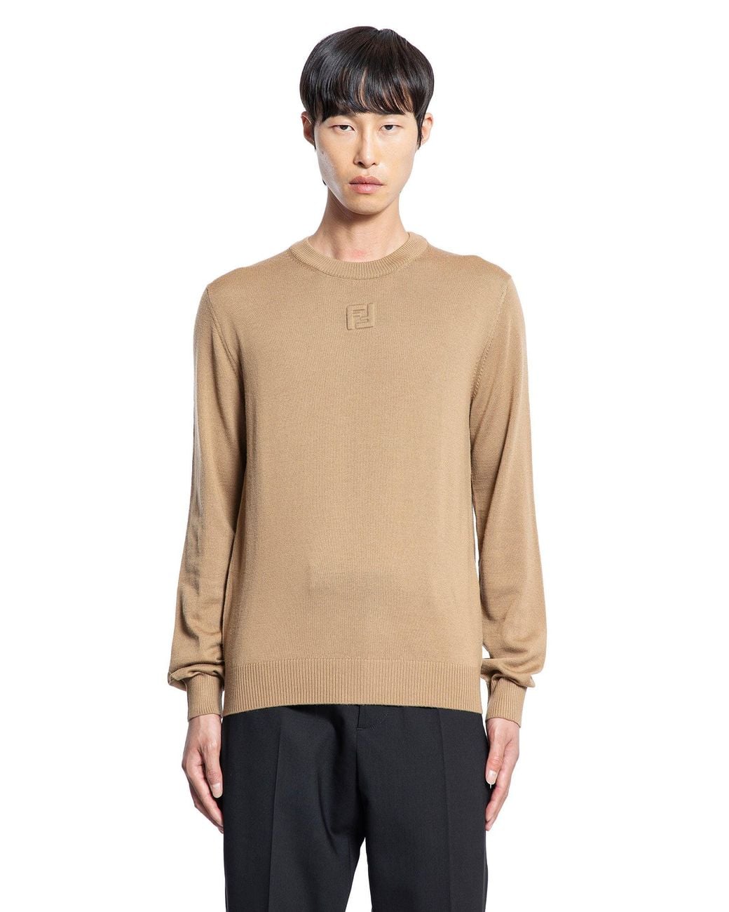 Fendi Natural Sweater for men