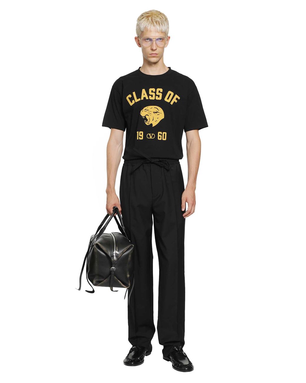 Valentino Black Wool Trousers for men
