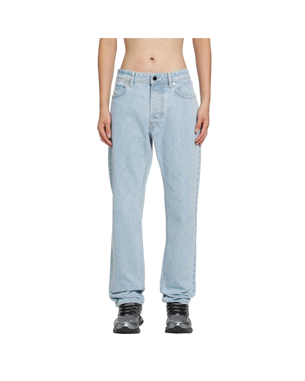 Stone Island Blue J100005 Light Bull Denim Jeans for men