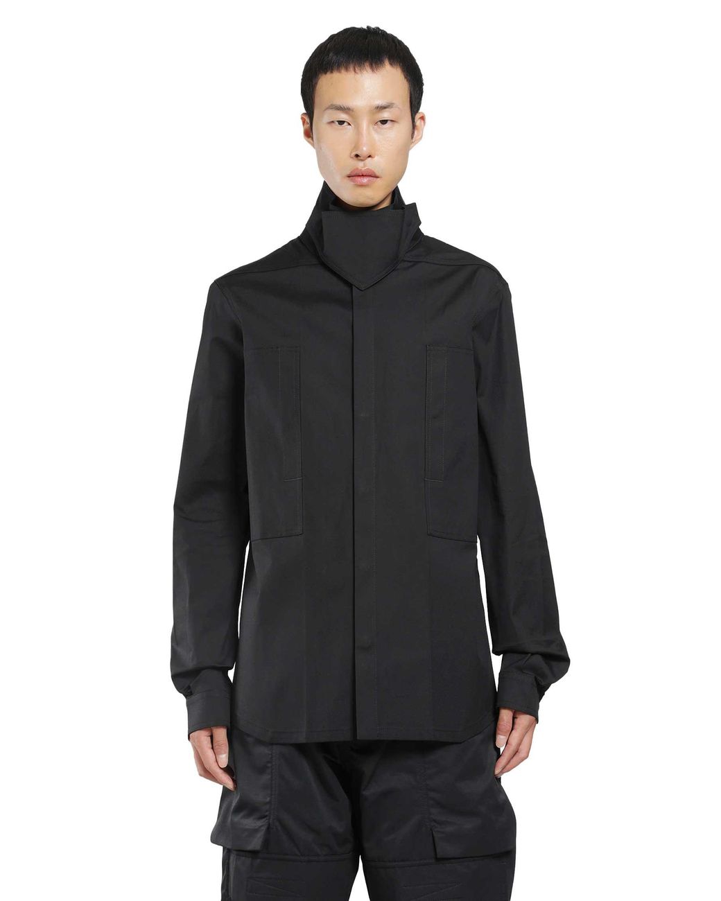 Rick Owens Black Tower Outershirt for men