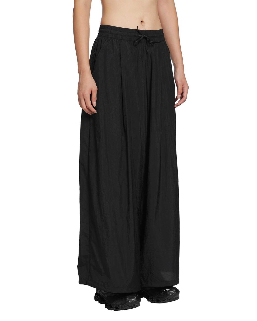 Y-3 Black Gradient 3-Stripes Wide Track Bottoms for men