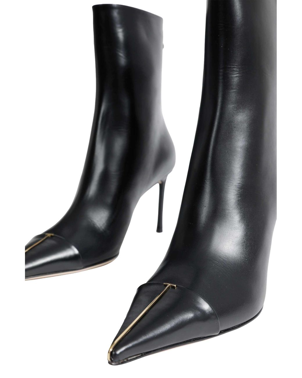 Tom Ford Black T Ankle Boots