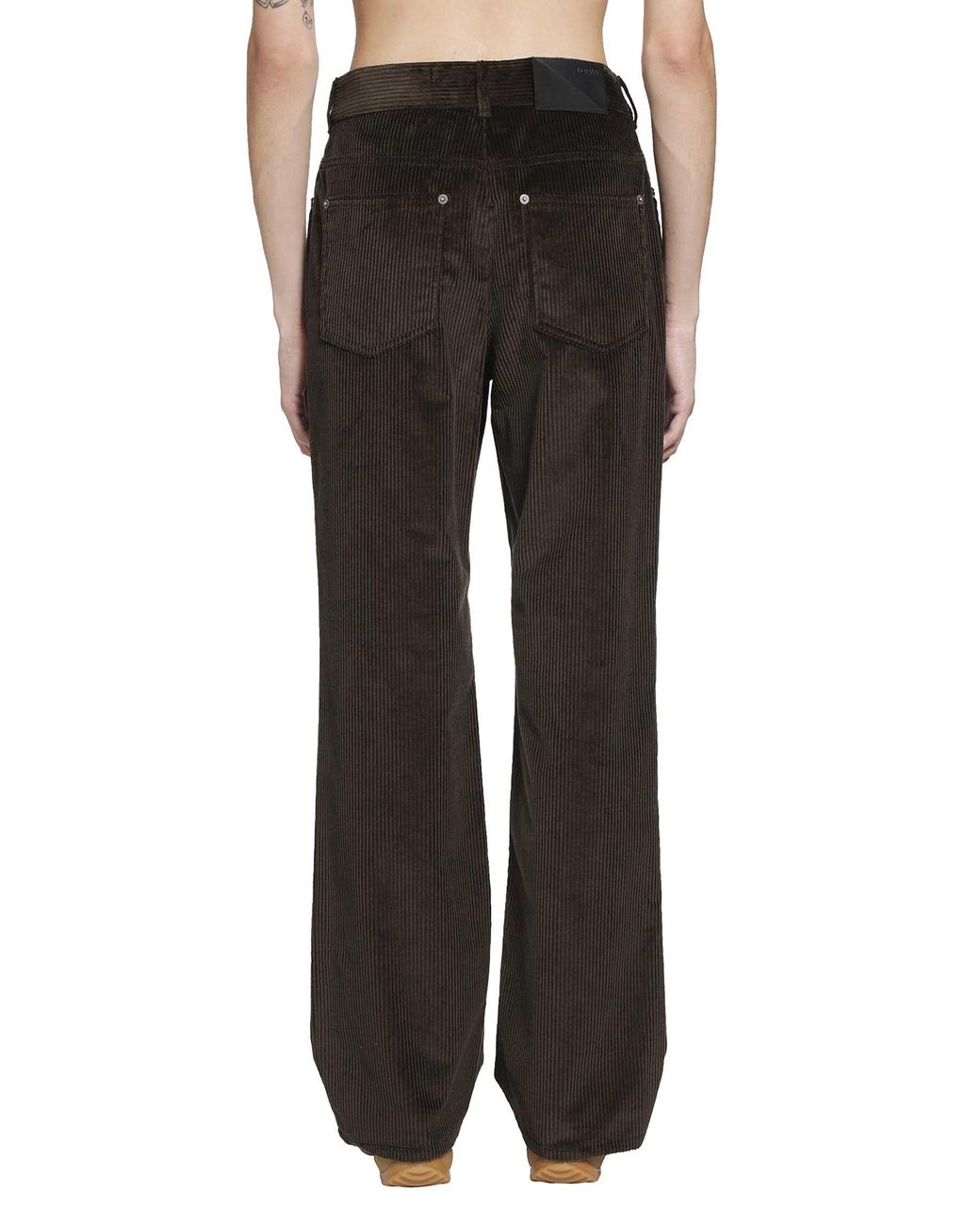 Loewe Black Cotton Corduroy Trousers