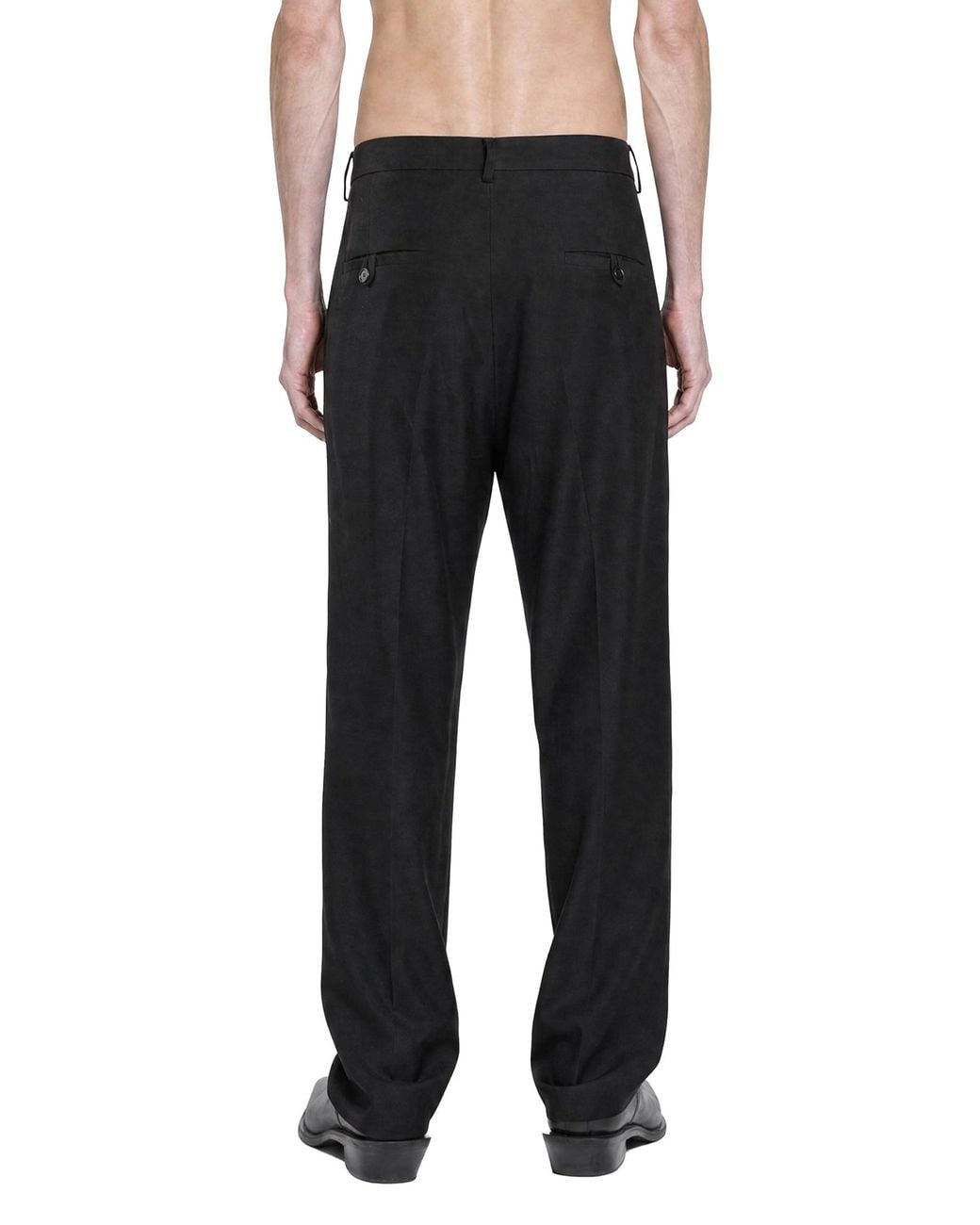 Nicolo' Ceschi Berrini Black Tailored Pants for men