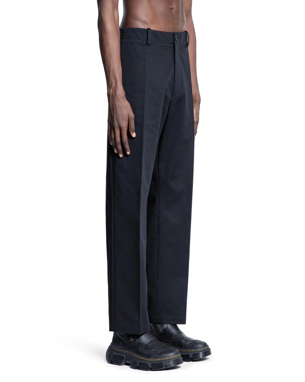 Moncler Genius Blue Frgmt Collaboration Cotton Gabardine Trousers for men