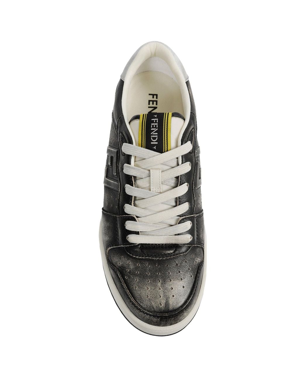 Fendi Black Match Sneakers for men