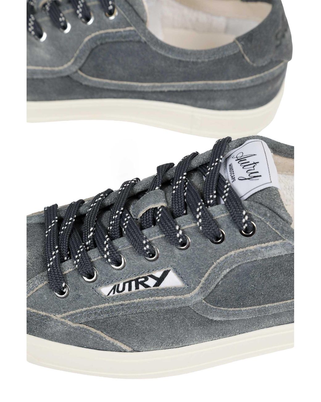 Autry Gray Windscape Low Sneakers for men