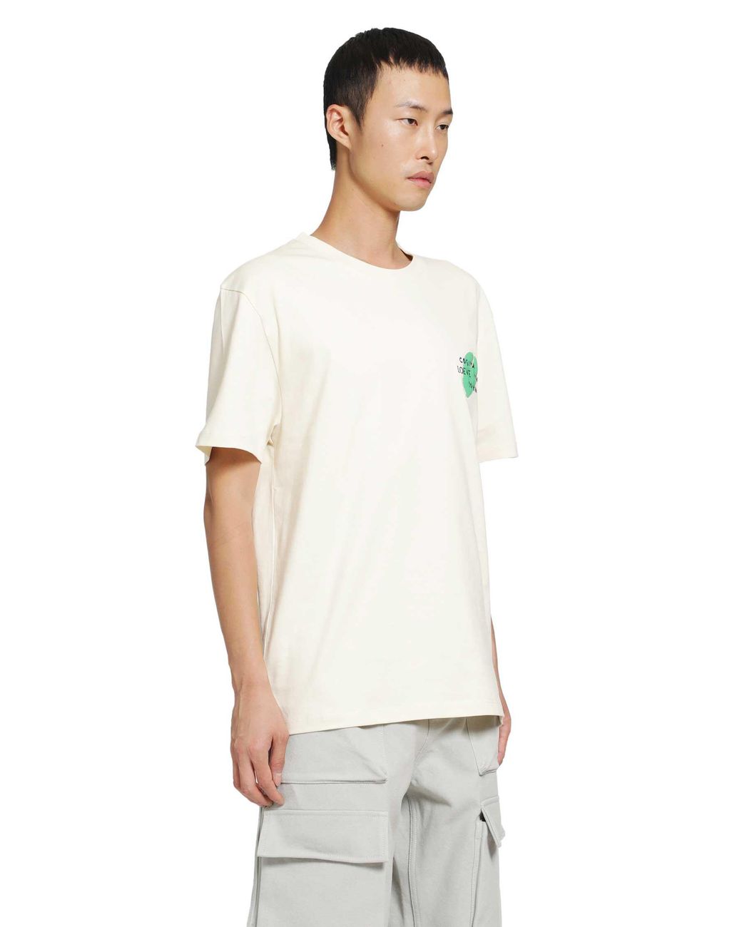 Loewe White Relaxed Fit T-Shirt for men