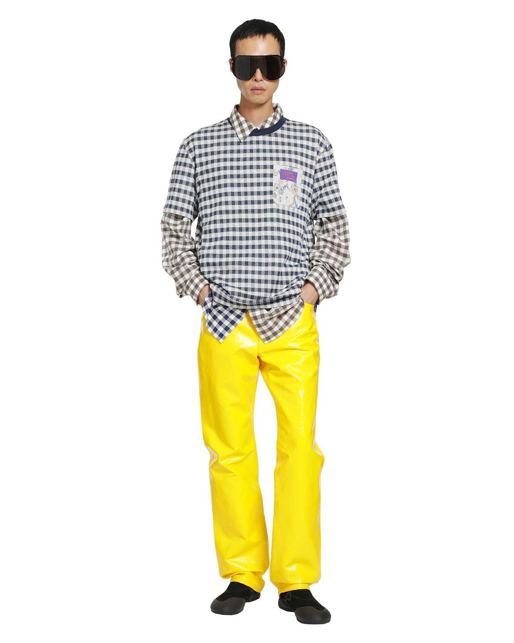 Loewe Yellow Trousers for men