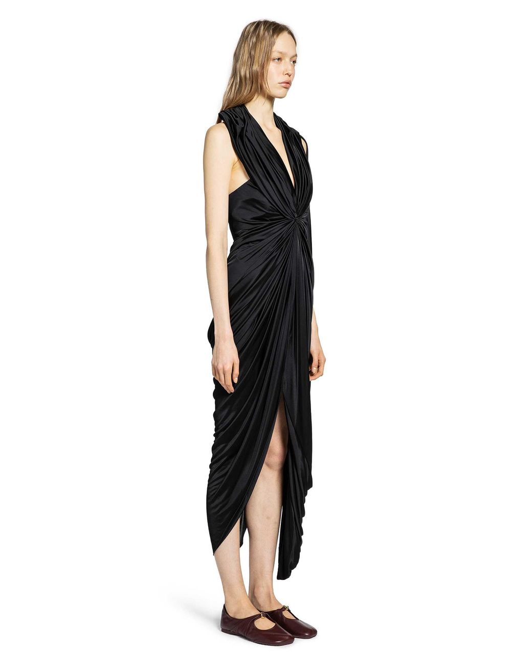 Loewe Black Gathered Dress