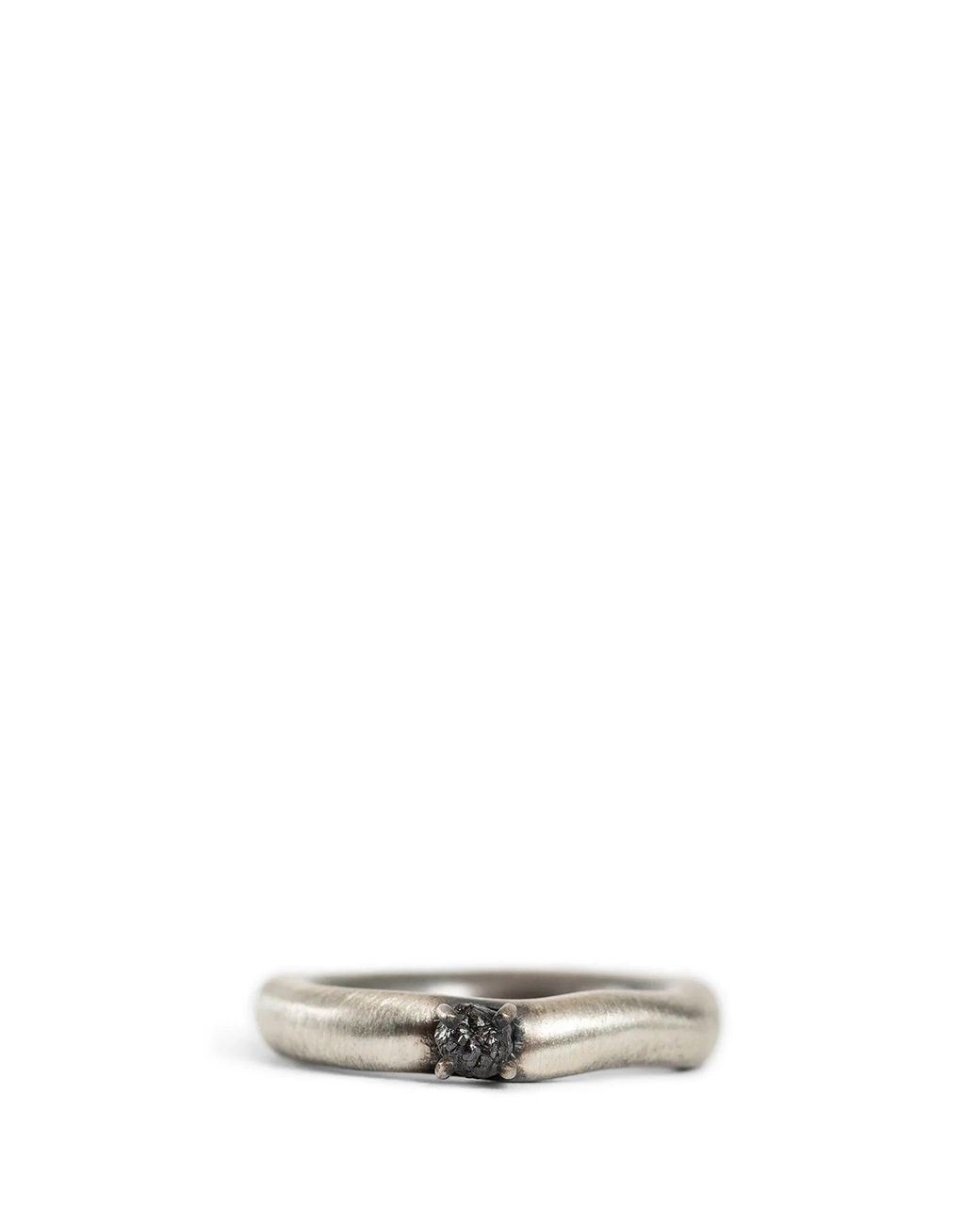 KUNDO White K- 56 Eta Raw Uncut Diamond Ring